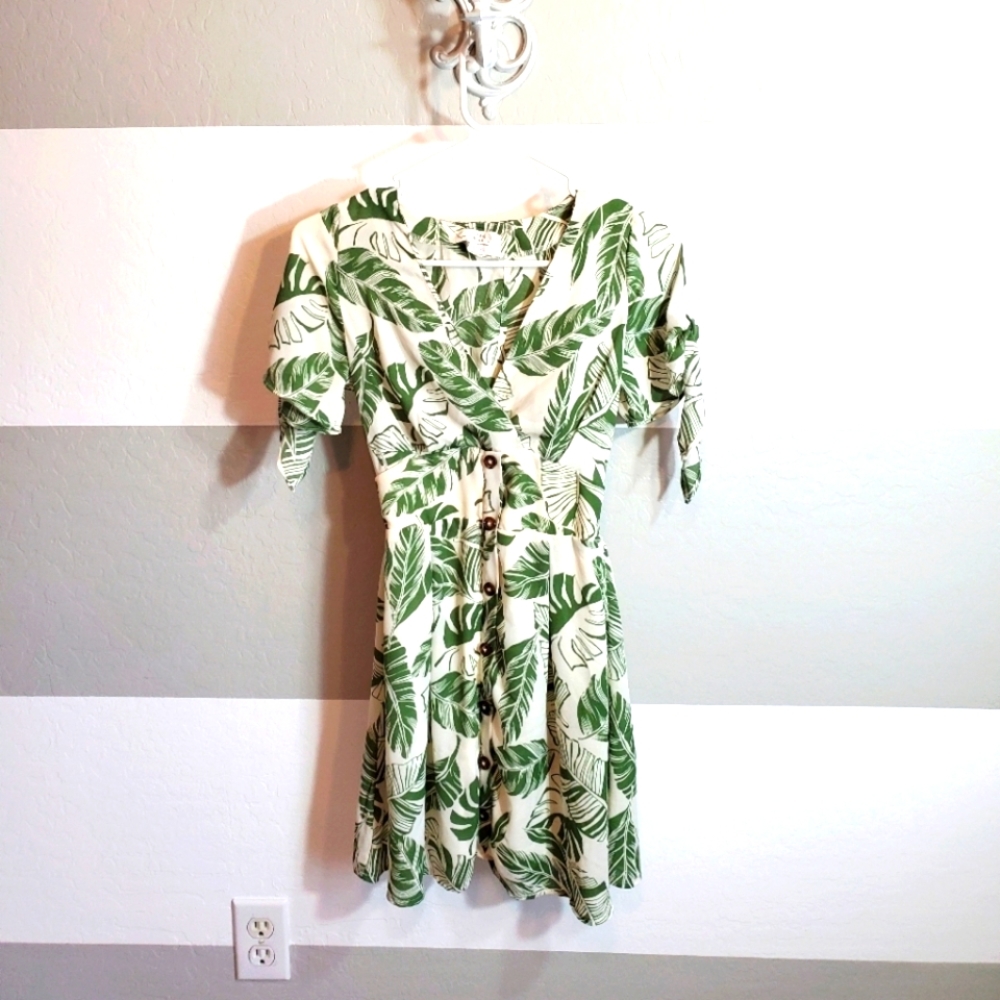 Hawaiian print sundress